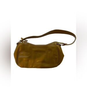 Lunana Mustard Yellow Shoulder Bag – Made in Italy